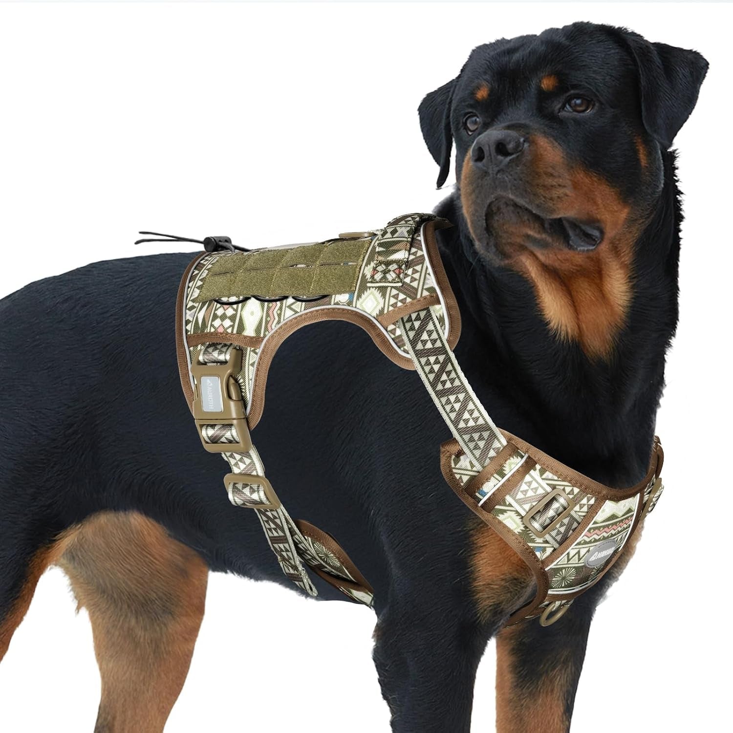 auroth-tactical-dog-harness-for-large-dogs-no-pull-adjustable-pet-harness-reflective-k9-working-training-easy-control-pet-vest-military-service-dog-harnesses-army-yellow-l