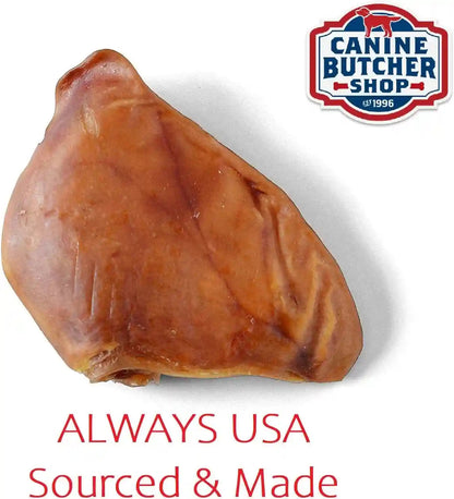 Pig Ears for Dogs, Always USA Made (30-Pack), All Natural, Sourced in USA Pig Ears, Digestible Pork Dog Chew Treat | Slow Cooked & Dried, for Aggressive Chewers, Supports Dental Health, Satisfies Natural Chewing Instinct, Made in the USA4
