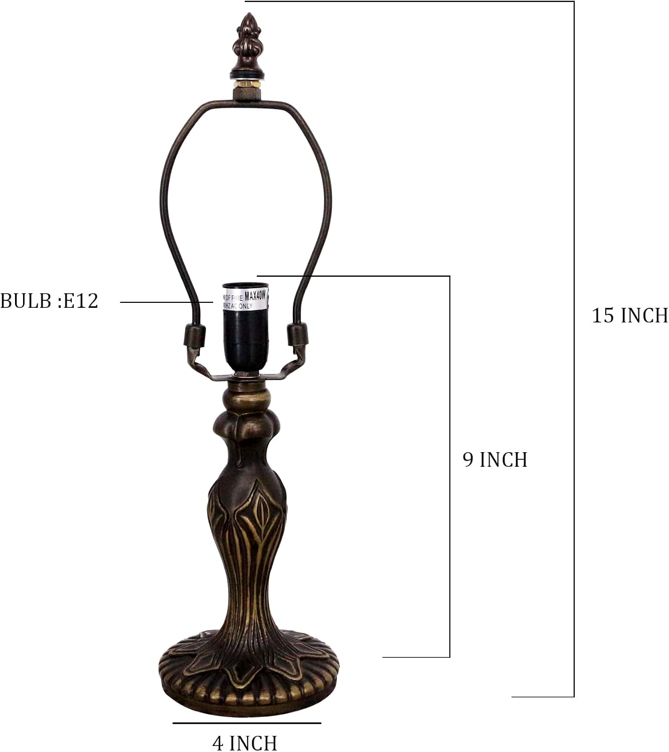table-lamp-base-replacement-only-m-w-4-h-15-inch-fit-for-6-8-10-inch-tiffany-style-stained-glass-lampshade-dark-bronze-finish-resin-push-switch-on-cord