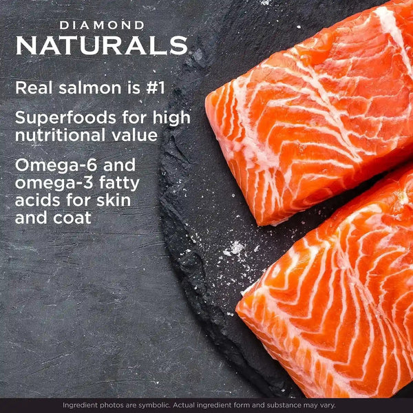 Diamond Naturals Skin & Coat Puppy, Adult & Senior Dry Dog Food Salmon 30Lb | Real Salmon & Potato | Omega Fatty Acids Help Support Healthy Skin & Shiny Coat | Guaranteed Probiotics & Superfoods4