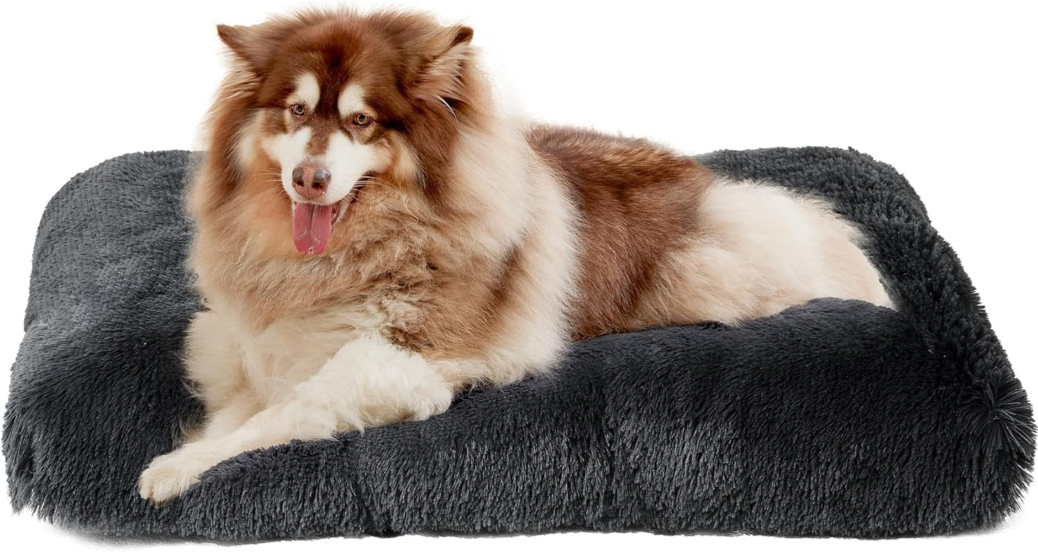 eheyciga-fluffy-dog-crate-bed-for-extra-large-dogs-plush-faux-fur-pad-calming-anti-anxiety-xl-bed-for-crate-washable-soft-warm-dog-mat-with-non-slip-bottom-grey