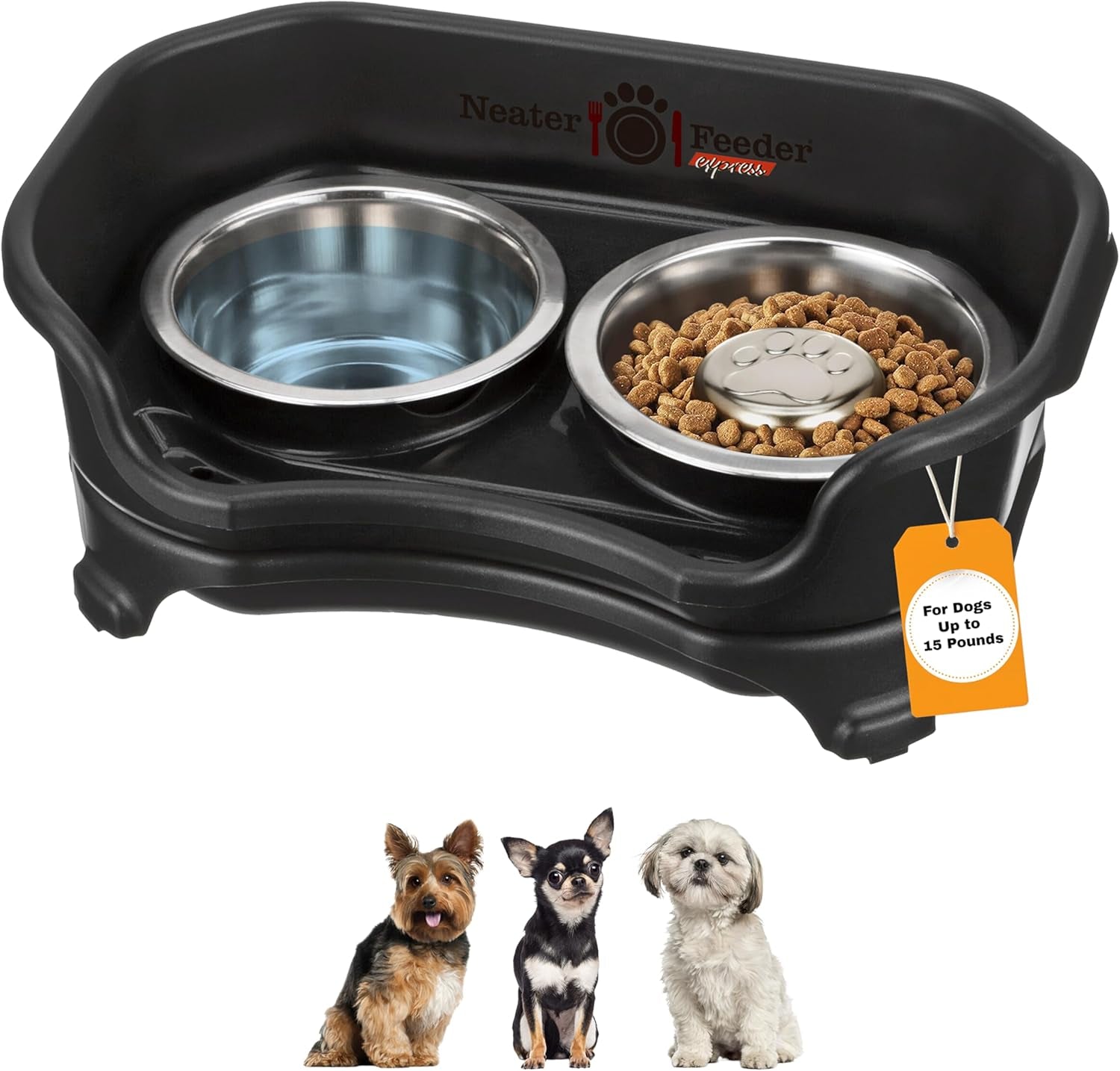 neater-feeder-express-mess-proof-dog-bowls-elevated-for-small-breeds-under-15-lb-made-in-usa-no-spill-raised-dog-food-bowl-stand-stainless-steel-food-and-water-bowl-set-feeding-station-cappuccino