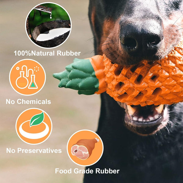 Pineapple Dog Chew Toys - Indestructible for Large Aggressive Chewers3