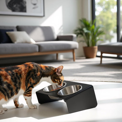 Xympo Elevated Pet Bowl, for Cats and Small Dogs7