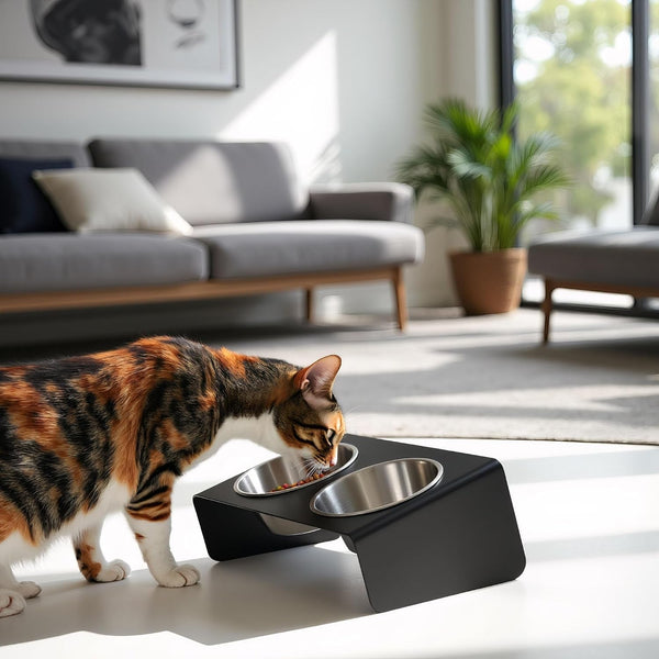 Xympo Elevated Pet Bowl, for Cats and Small Dogs7