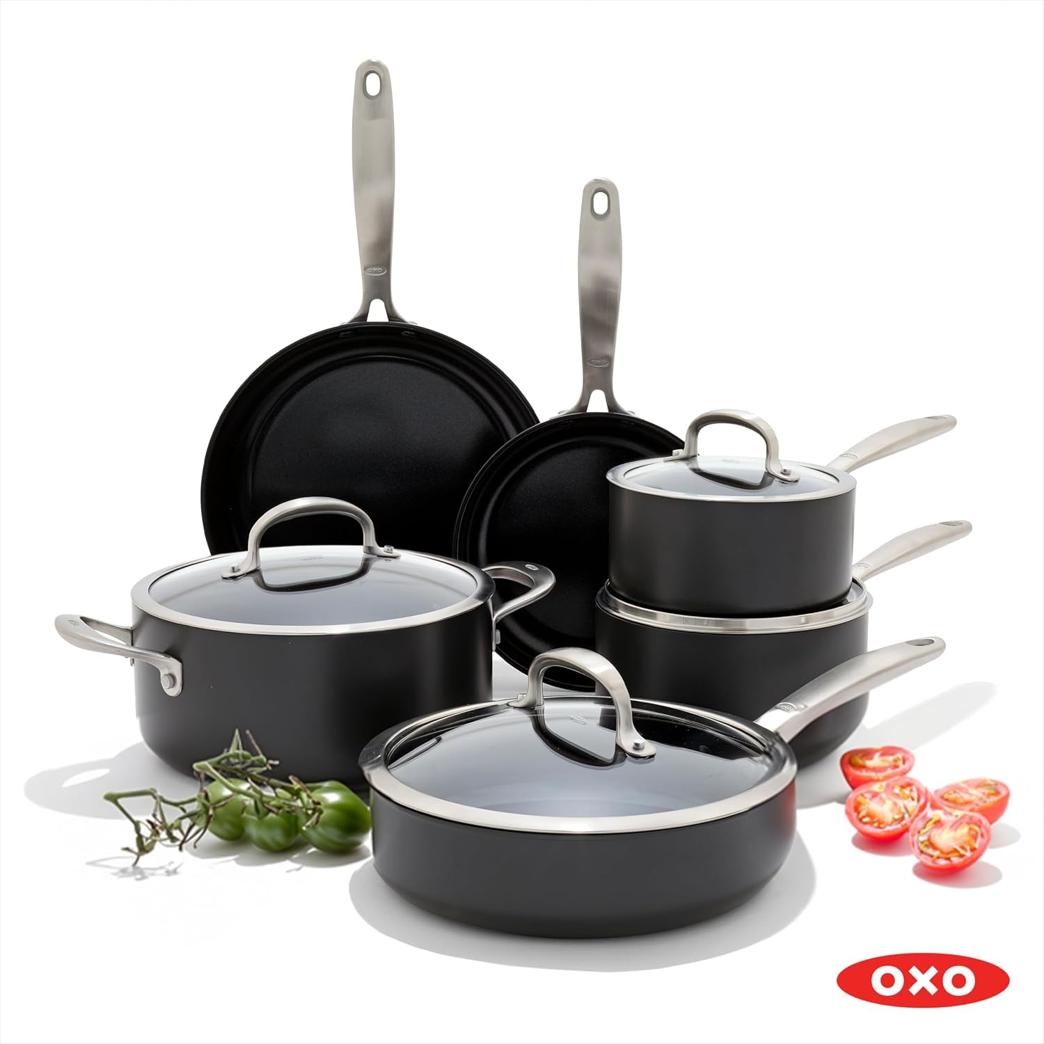 oxo-enhanced-10-piece-cookware-pots-pans-set-pfas-free-ceramic-nonstick-durable-hard-anodized-cookware-scratch-resistant-stainless-steel-handle-good-grips-dishwasher-oven-safe-black