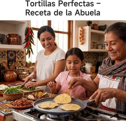 Pots and Pans Set Non Stick 23Pcs, Healthy Kitchen Cookware Sets | Non Toxic Induction Cooking Set W/Gray Frying Pans, Saucepans, Sauté & Griddle & Crepe Pan, PFOA & PFAS Free, with Lid7