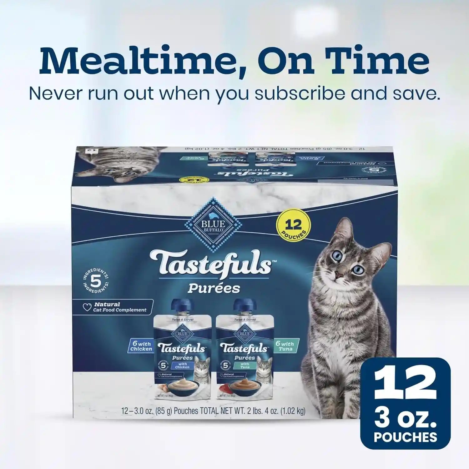 blue-buffalo-tastefuls-purees-variety-pack-wet-cat-food-complement-chicken-tuna-made-with-natural-ingredients-for-all-life-stages-3-oz-resealable-pouches-12-count