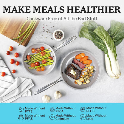 20 Piece Pots and Pans Set Nonstick Cookware Set, Pot and Pan Set, Kitchen Cookware Sets, Ceramic Cookware Set, Ceramic Pots and Pans Set, Pot Set, Dishwasher Safe, Aqua Blue4