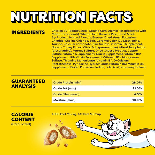Temptations Classic Crunchy and Soft Cat Treats, Turkey, 6.3 Oz, 10 Pack | under 2 Calories per Treat, Crunchy outside & Soft Inside, Resealable Pouch, Snack or Food Topper, 100% Complete & Balanced5