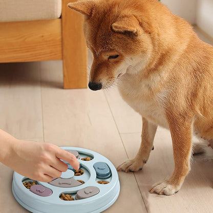 DR CATCH Dog Puzzle,Dogs Food Toys for IQ Training & Mental Enrichment,Dog Treat Puzzle(Blue)5