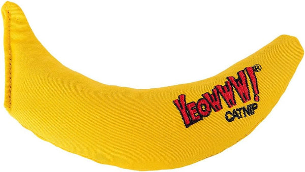 Yeowww! Catnip Chi-Cat-A Banana Toy for Cats - 7 Inches - Durable Cotton Twill - Made in the USA - Stuffed with Organically Grown Catnip1