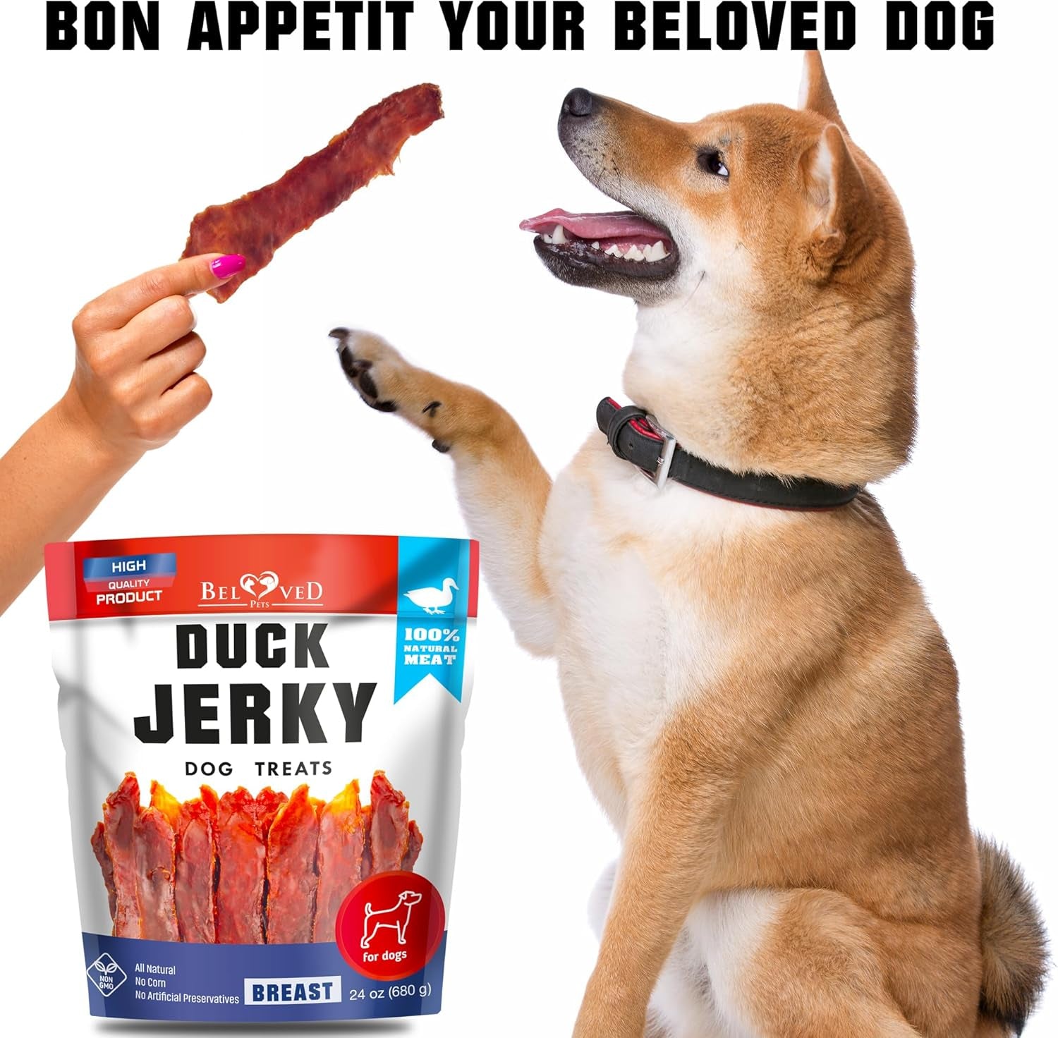 dog-treats-duck-jerky-1-5-lb-dog-food-high-protein-chews-for-large-medium-small-breeds-natural-healthy-training-strips-snacks-human-grade-real-meat-grain-free-rawhide-free-bulk-pack