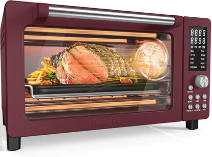 Bravo Pro Smart Air Fryer Toaster Oven Countertop Combo | 10-In-1 Cooking Functions, 1800W, 50-450°F, 21-Qt, Pfas-Free, Upgraded Super Convection, Cinnamon1