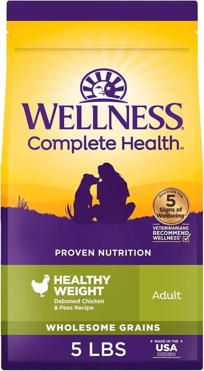 Wellness Complete Health Adult Dry Dog Food, Wholesome Grain Kibble, Natural, Chicken and Oatmeal Recipe, 30 Lb Bag21