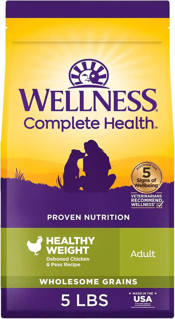 Wellness Complete Health Adult Dry Dog Food, Wholesome Grain Kibble, Natural, Chicken and Oatmeal Recipe, 30 Lb Bag21