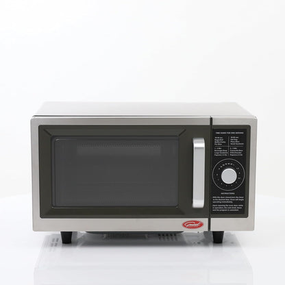 Foodservice Commercial Microwave with Dial Control, 10 Seconds to 8 Minutes Time Increments, Countertop 120V/1000W, 1 Cu.Ft., Stainless Steel2