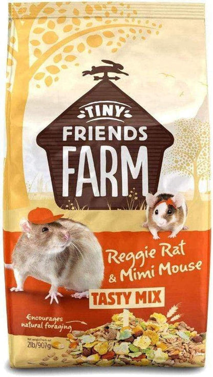 Supreme Tiny Friends Farm Reggie Rat and Mimi Mouse Tasty Mix 2Lb1