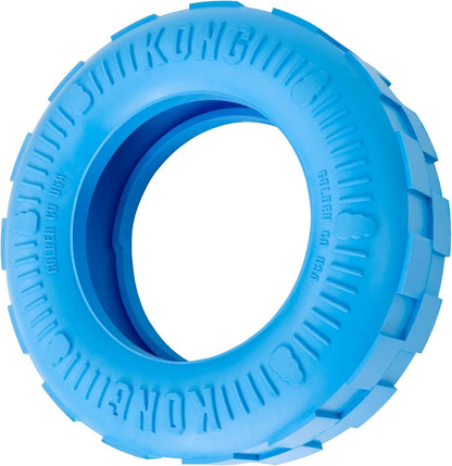 KONG Puppy Tires - Dog Chew Toy for Puppies - Stuffable Dog Toy for Treats & Snacks - Natural Rubber Chew Toy for Teething Puppy - for Small Puppies - Blue2