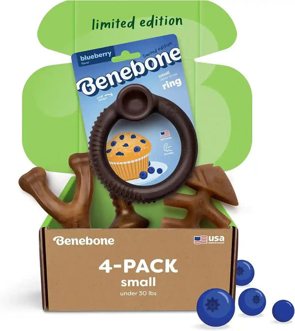 Benebone Small 4-Pack Dog Toys for Aggressive Chewers – under 30 Lbs19