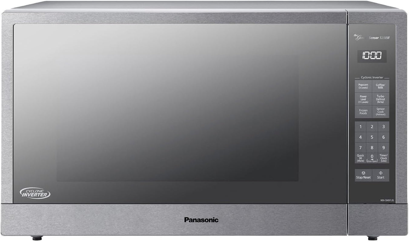panasonic-microwave-oven-stainless-steel-countertop-built-in-cyclonic-wave-with-inverter-technology-and-genius-sensor-2-2-cu-ft-1250w-nn-sn97js-silver