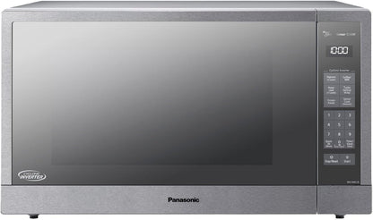 Panasonic Microwave Oven, Stainless Steel Countertop/Built-In Cyclonic Wave with Inverter Technology and Genius Sensor, 2.2 Cu. Ft, 1250W, NN-SN97JS (Silver)1