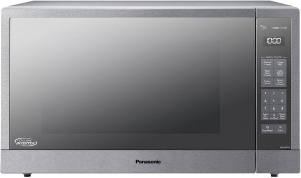 Panasonic Microwave Oven, Stainless Steel Countertop/Built-In Cyclonic Wave with Inverter Technology and Genius Sensor, 2.2 Cu. Ft, 1250W, NN-SN97JS (Silver)1