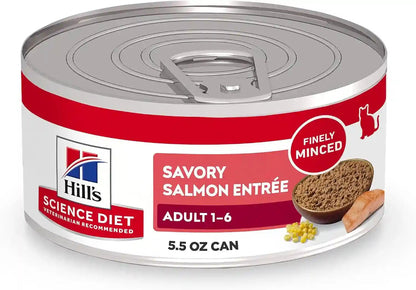 Hill'S Science Diet Adult 1-6 Wet Cat Food Variety Pack | #1 Veterinarian Recommended, Savory Entrée Turkey & Liver, Chicken, and Turkey, 5.5 Oz. Cans, 12-Pack22