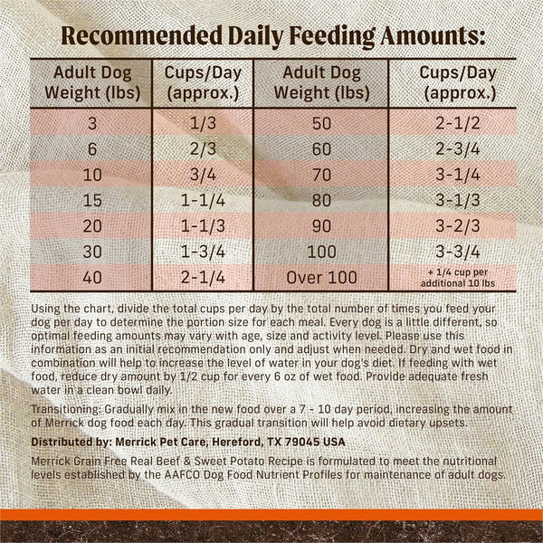 Merrick Premium Grain Free Dry Adult Dog Food, 22 Lb Bag7