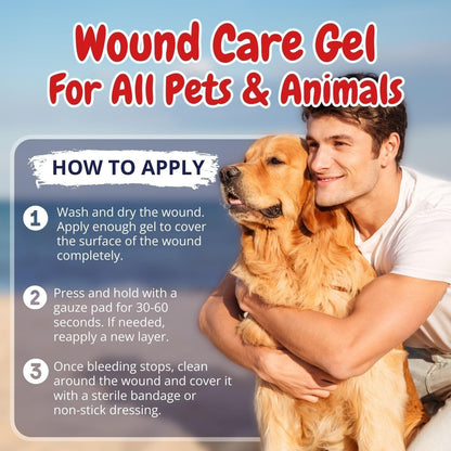 Dog Wound Care Gel for Pets, Styptic Powder Alternative | Helps Protect Minor Cuts, Nails, and Scrapes with a Fast-Acting Gel Designed for Gentle Pet Wound Care5
