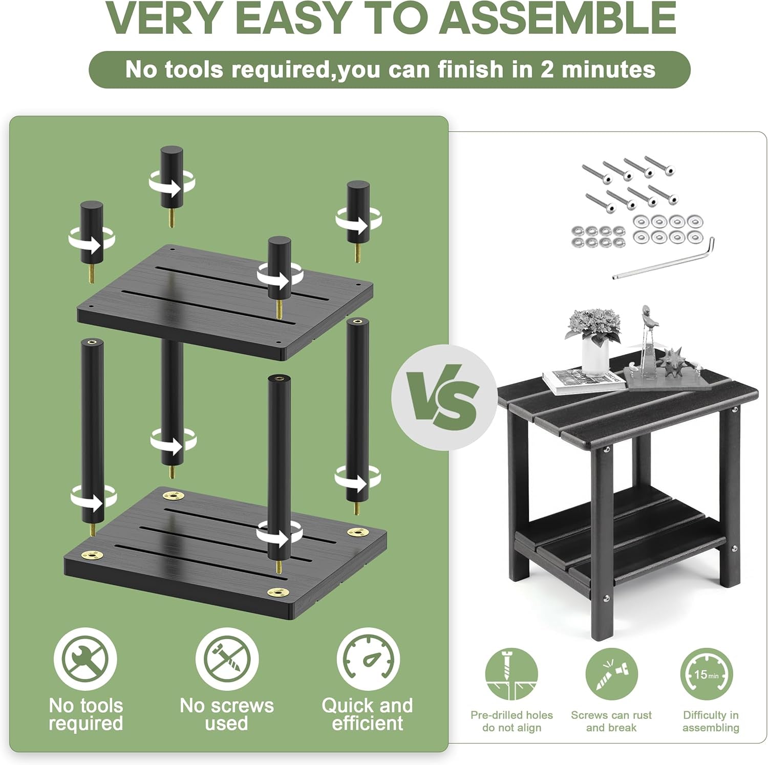 outdoor-side-table-with-2-tier-bamboo-small-patio-adirondack-tables-black-easy-assembly-easy-maintenance-weather-resistant-indoor-outdoor-patio-pool-porch