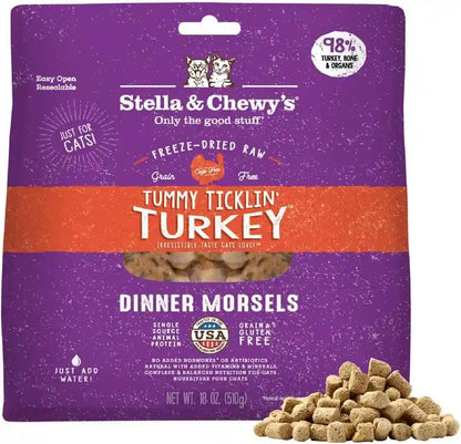 Stella & Chewy'S Freeze-Dried Raw Cat Dinner Morsels - Premium Chicken Recipe with 98% Cage-Free Meat & Organs - Natural Grain-Free Cat & Kitten Food - Made in USA - 18 Oz16