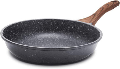 12.5 Inch Nonstick Frying Pan Skillet, Swiss Granite Coating Omelette Pan, Healthy Stone Cookware, PFOA Free1