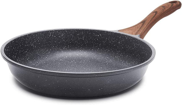 12.5 Inch Nonstick Frying Pan Skillet, Swiss Granite Coating Omelette Pan, Healthy Stone Cookware, PFOA Free1