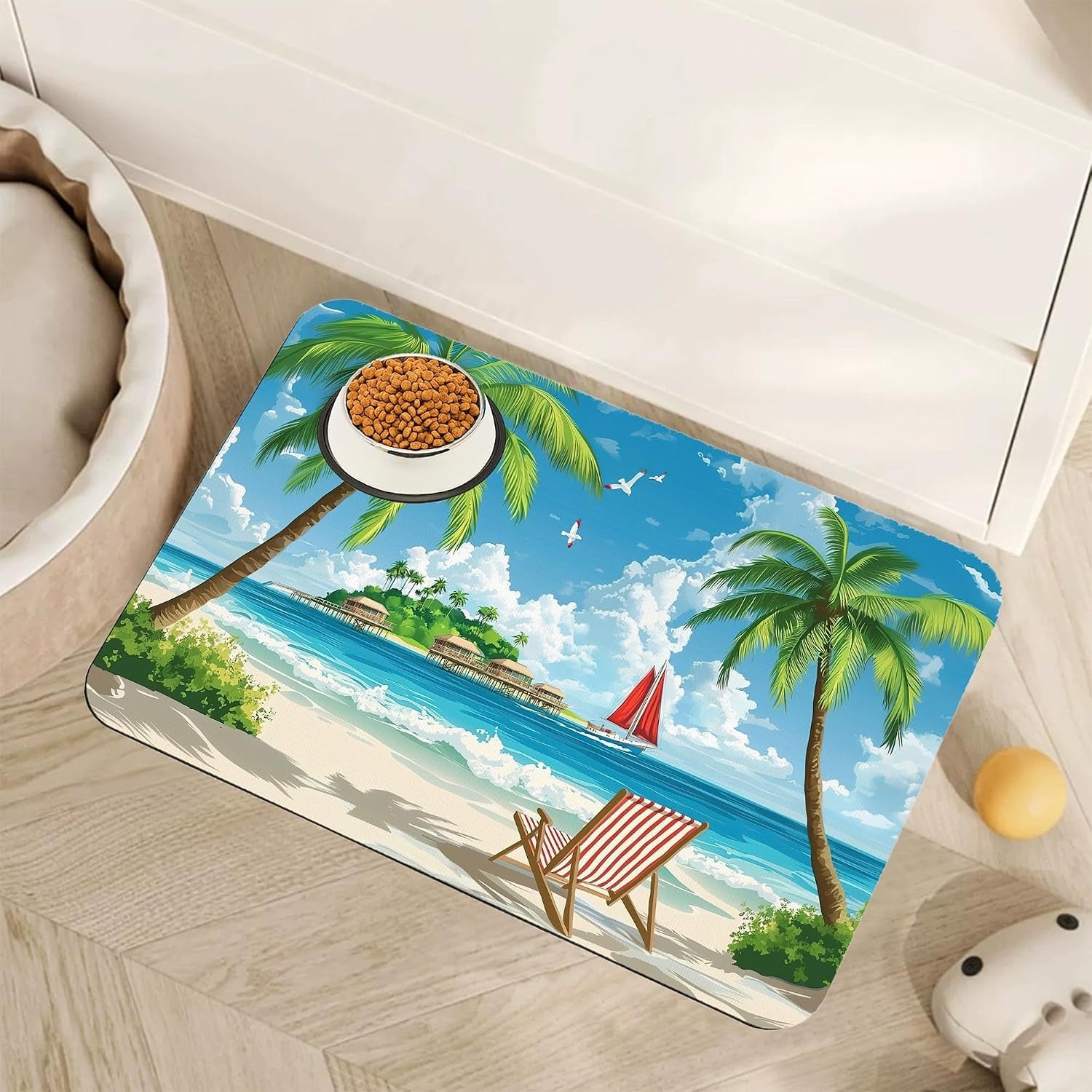 cute-shark-dog-cat-food-mat-absorbent-pet-feeding-mat-with-rubber-backing-non-slip-water-bowl-placemat-indoor-pet-accessories-supplies-12x20