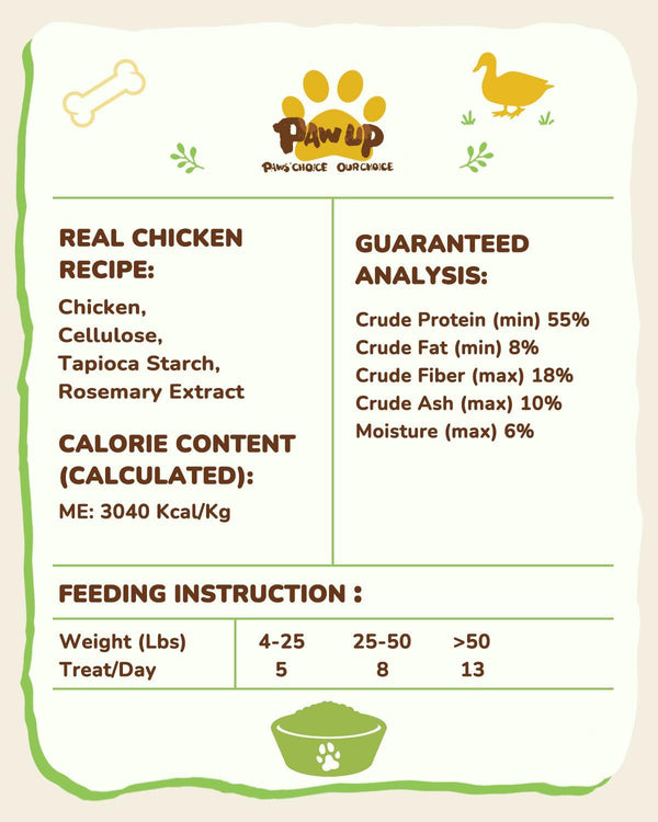 PAWUP Freeze Dried Chicken Cat Treats, High-Protein Cat Snacks, 10 Pack | Chicken First, High Protein, Interactive Feeding, Daily Rewards, Cat Lollipops Treat, Birthday Cat Treat, Interactive Feeding7
