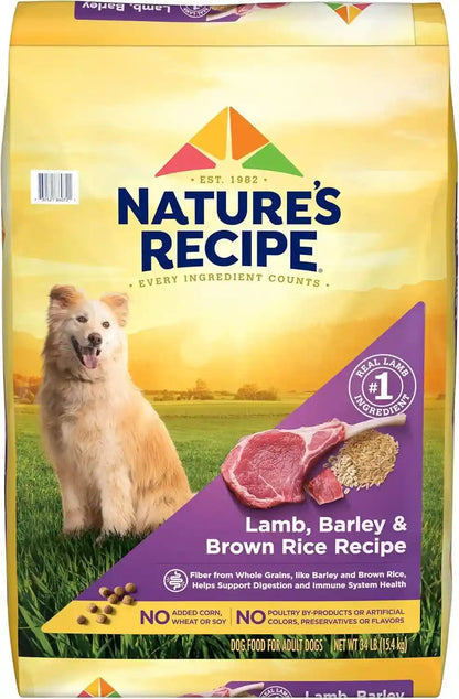 Nature′S Recipe Chicken, Barley & Brown Rice Recipe Dry Dog Food, 24 Lb. Bag12