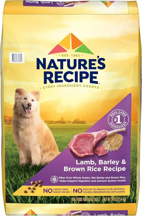 Nature′S Recipe Chicken, Barley & Brown Rice Recipe Dry Dog Food, 24 Lb. Bag12