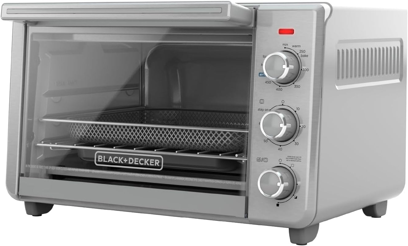 black-decker-6-slice-air-fry-toaster-oven-5-in-1-countertop-oven-large-toaster-oven-with-air-fry-eventoast-technology-and-room-for-six-slices-or-a-12-inch-pizza
