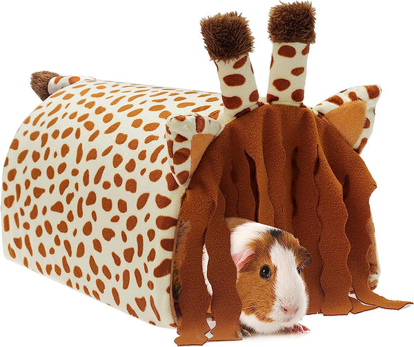 Guinea Pig Hideout, Fleece Tunnel House Small Pet Cage Accessories | Soft Play & Sleep Small Animal Hideout Tube, Cozy Bed Nest for Hamster Rat Chinchilla Hedgehog7