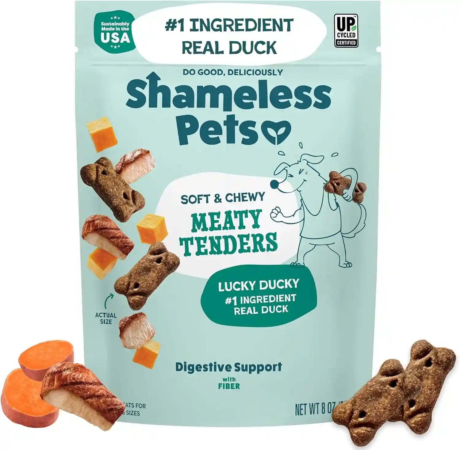 shameless-pets-soft-dog-treats-bacon-me-crazy-meaty-tenders-soft-chewy-treats-for-dogs-real-bacon-1st-ingredient-grain-free-healthy-treats-for-small-medium-large-dogs-8oz
