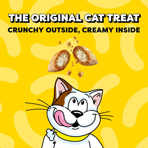 Temptations Classic Crunchy Cat Treats, Hearty Beef, 3 Oz, 12 Pack | Crunchy Outside, Soft Inside, under 2 Calories per Treat, 100% Complete & Balanced, Resealable Stay-Fresh Pouch2