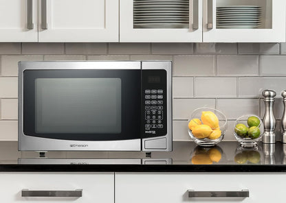 1.2 Cu. Ft. Microwave Oven with Inverter, Timer & LED Display, 1000W, 10 Power Levels, 8 Pre-Programmed Settings, Removable Glass Turntable with Child Safe Lock, MWI1212SS, Stainless Steel3