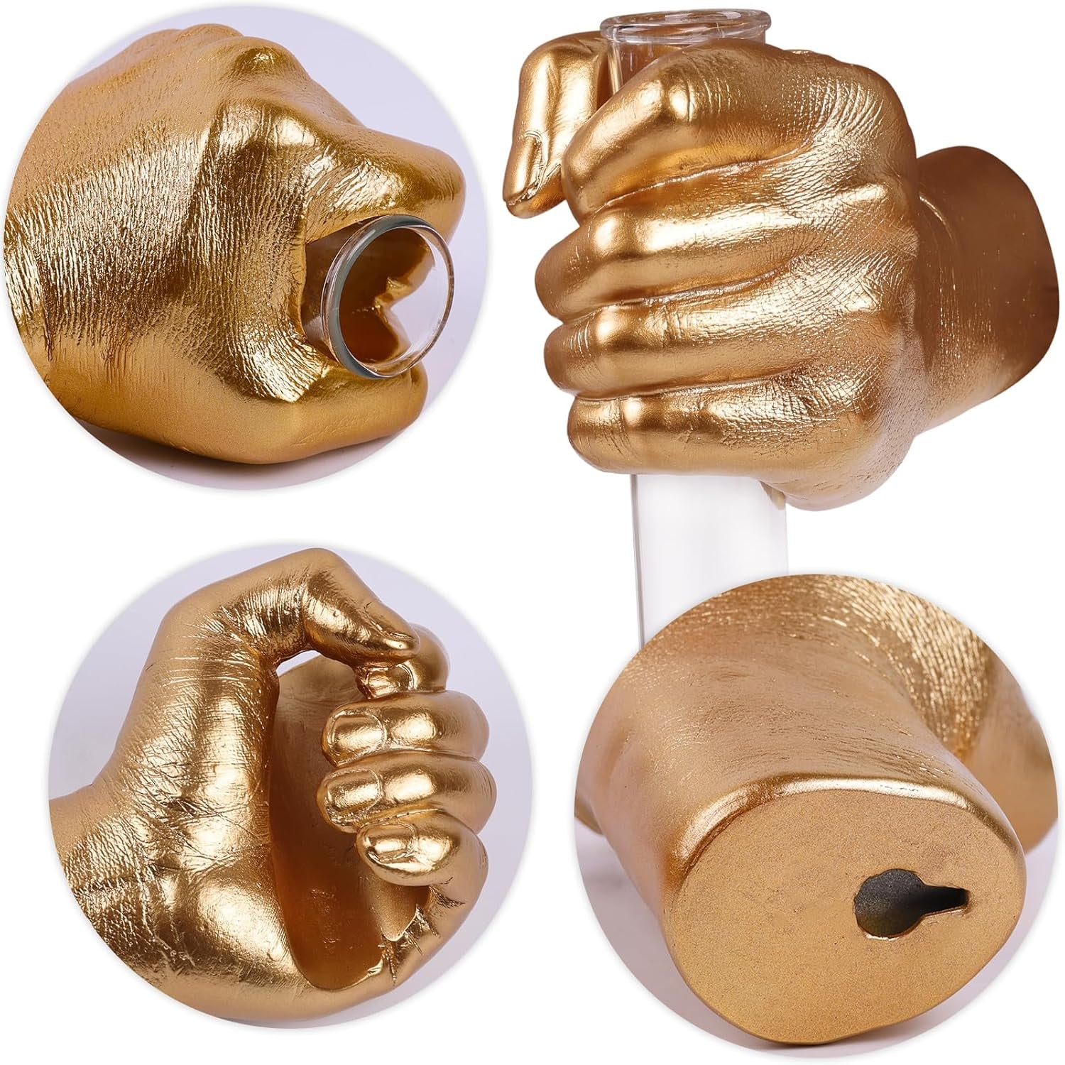 gold-wall-sculptures-hand-vases-home-decor-wall-mount-art-sculpture-unique-wall-art-statue-funky-flower-vase-decorations-modern-eclectic-hanging-decor-glass-test-tube-vase