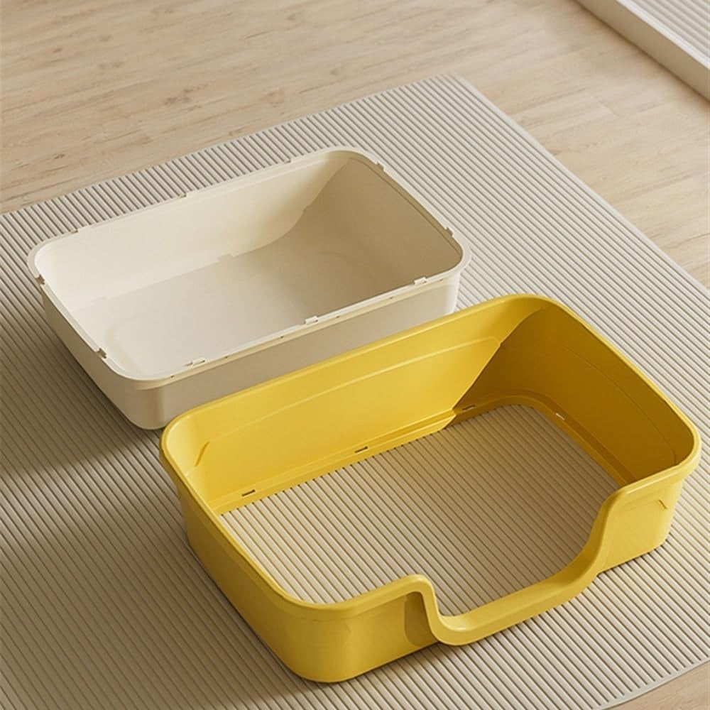 pet-supplies-open-top-cat-litter-box-with-removable-design-thickened-anti-splash-easy-cleangray