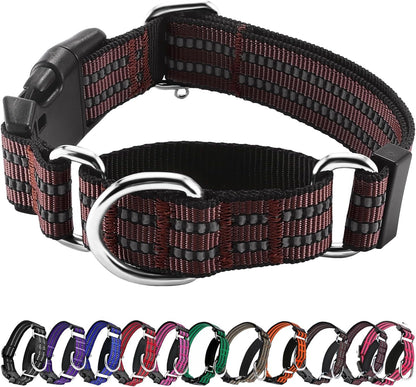 Martingale Collars for Dogs, Reflective Escape Proof Training Dog Collars with Quick Release Buckle,Adjustable No Slip Nylon Dog Collar for Medium Pets14