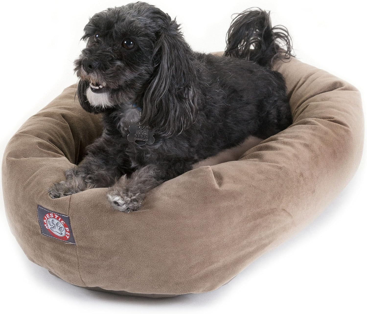 majestic-pet-32-inch-suede-calming-dog-bed-washable-cozy-soft-round-dog-bed-with-spine-support-for-dogs-to-rest-their-head-fluffy-donut-dog-bed-32x23x7-inch-round-pet-bed-medium-sage