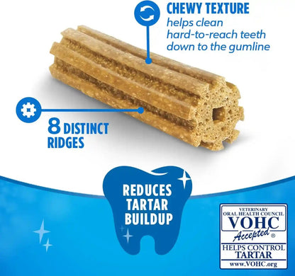 Dentalife Daily Oral Care Dog Treats for Small Dogs 5-20 Lbs., Chewy Dental Treat to Freshen Breath and Fight Tartar, Chicken Flavor, 14.7 Oz. Each, 45 Chews Each/90 Total Chews - 45 Ct. Pouch3