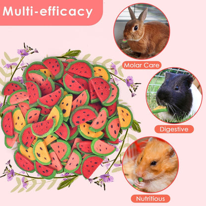 KATUMO Bunny Chew Toys, Rabbit Snacks Timothy Hay Treats for Guinea Pig | 200G / 7Oz Rabbit Chew Toys for Teeth, Natural Timothy Hay Beet Pumpkin Carrot for Hamster, Chinchilla, Small Animals3
