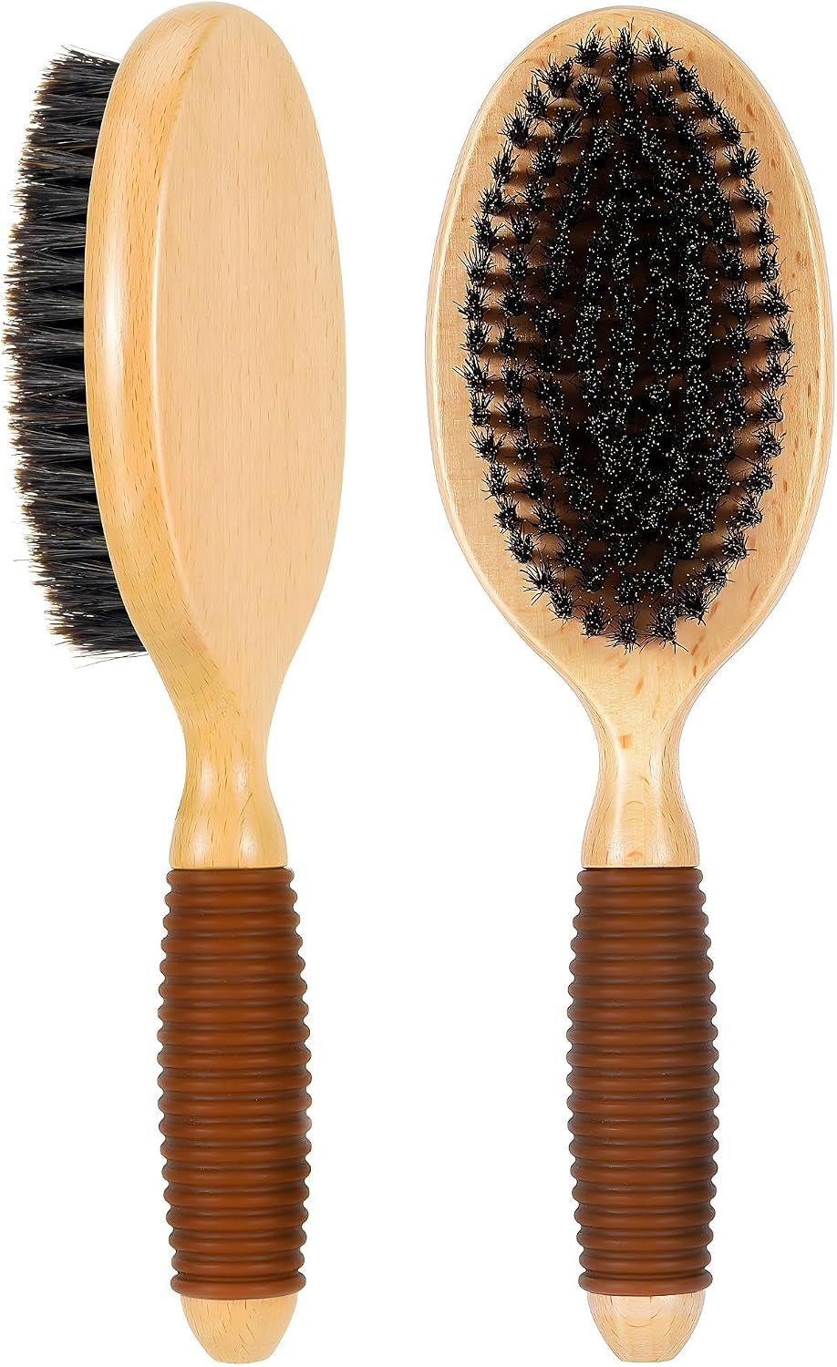 dog-brush-for-long-haired-dogs-27mm-extra-long-pin-brush-for-grooming-shedding-beech-wood-material-non-slip-rubber-handle-round-tipped-pins